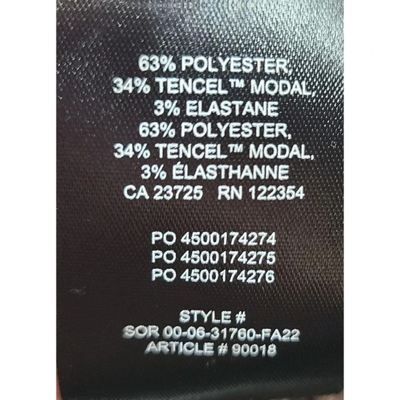 Babaton Aritzia Ribbed Casual Pull On Pants Women's Medium Brown Soft Stretch - Picture 5 of 5